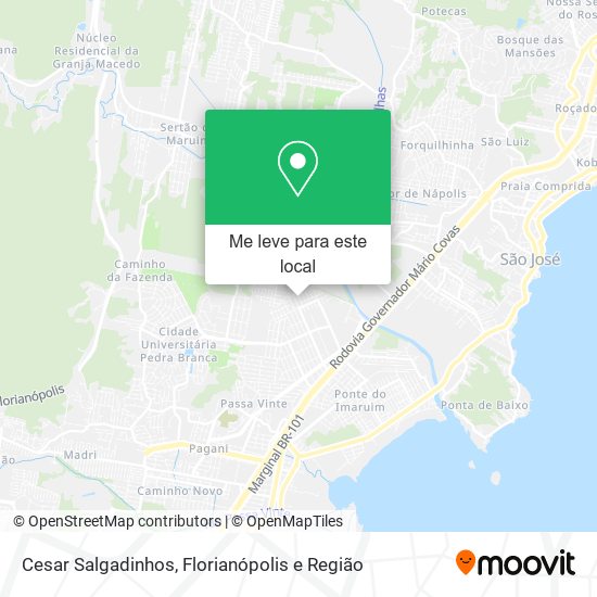 Cesar Salgadinhos mapa