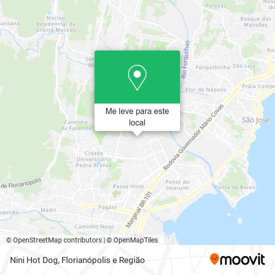 Nini Hot Dog mapa