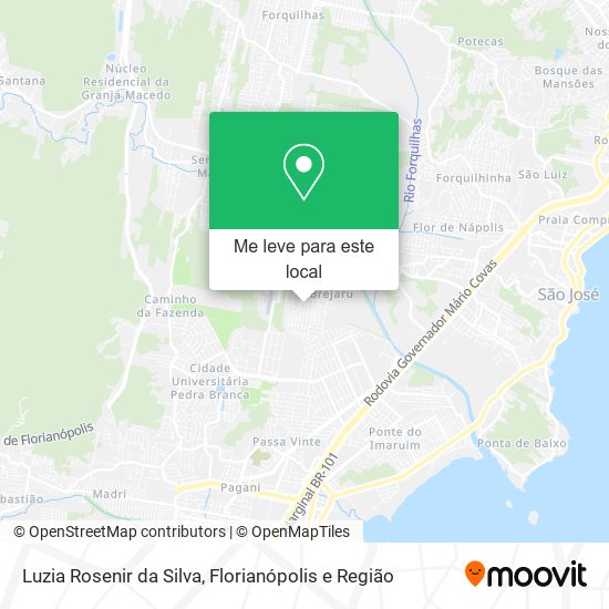 Luzia Rosenir da Silva mapa
