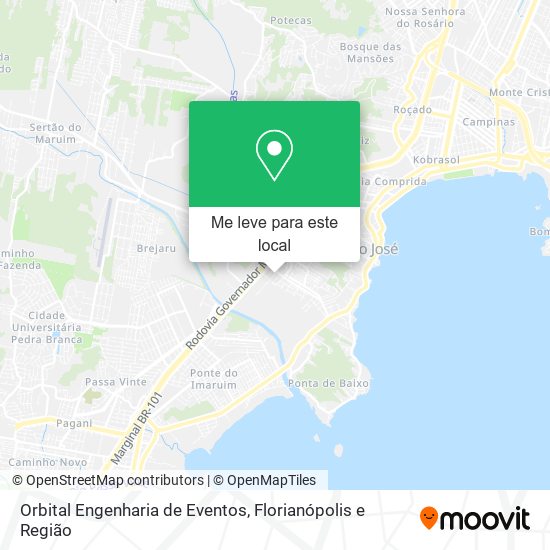 Orbital Engenharia de Eventos mapa