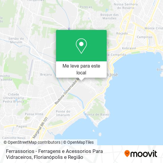 Ferrassorios - Ferragens e Acessorios Para Vidraceiros mapa