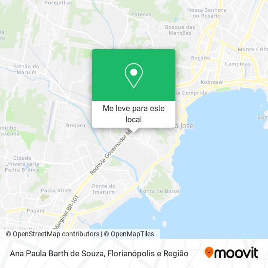 Ana Paula Barth de Souza mapa