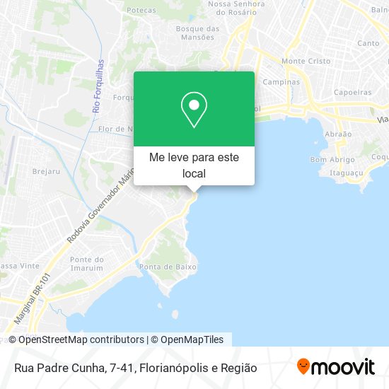 Rua Padre Cunha, 7-41 mapa