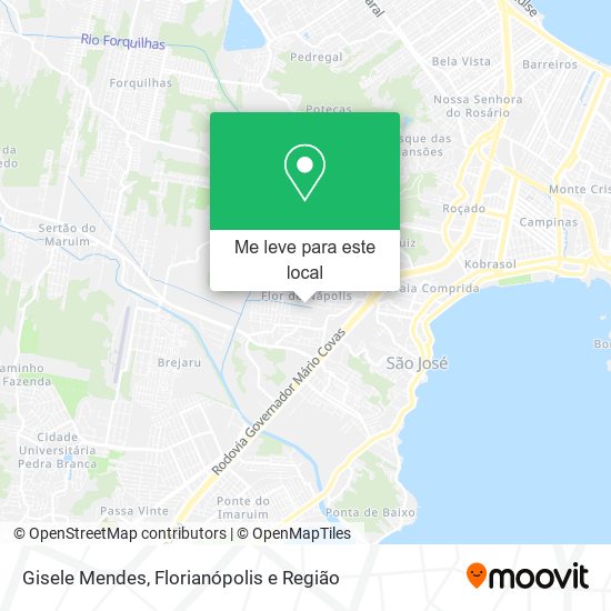 Gisele Mendes mapa