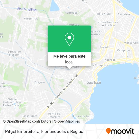 Pitgel Empreiteira mapa