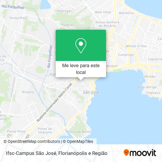 Ifsc-Campus São José mapa