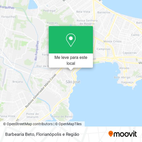 Barbearia Beto mapa