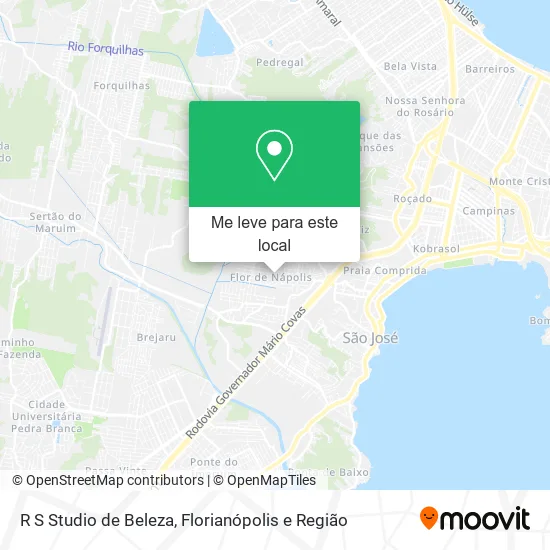 R S Studio de Beleza mapa