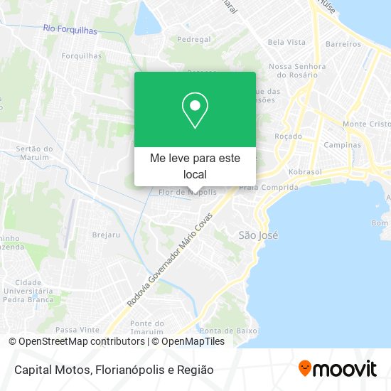 Capital Motos mapa