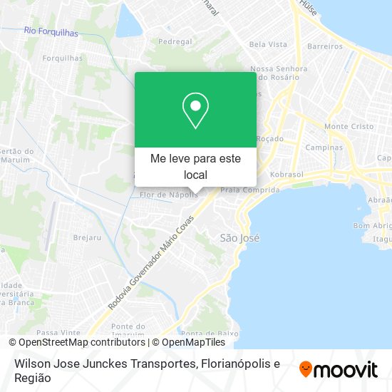 Wilson Jose Junckes Transportes mapa