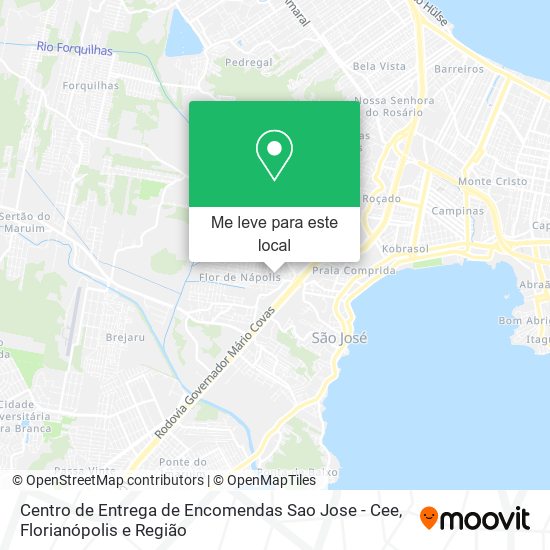 Centro de Entrega de Encomendas Sao Jose - Cee mapa