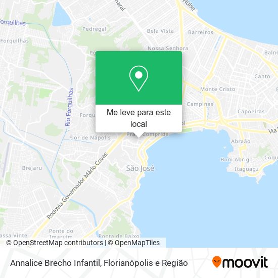 Annalice Brecho Infantil mapa