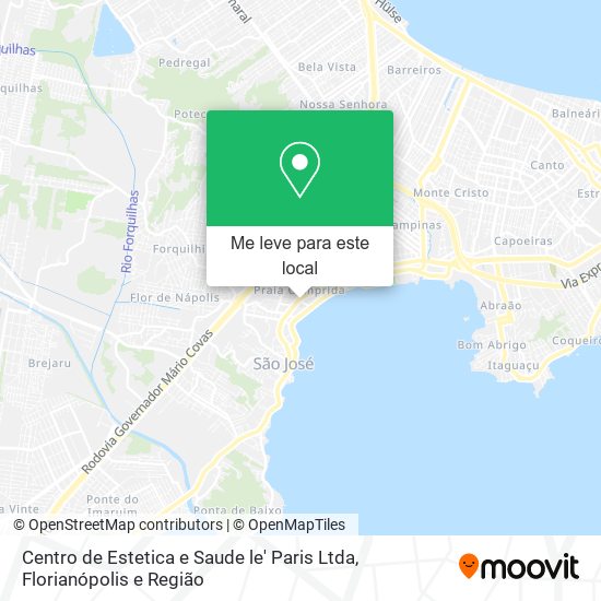 Centro de Estetica e Saude le' Paris Ltda mapa