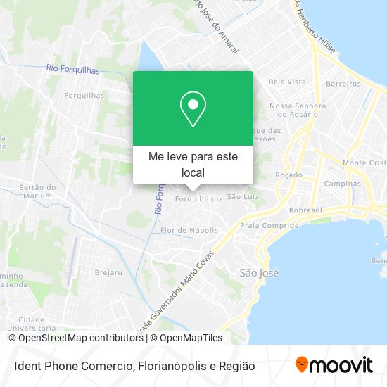 Ident Phone Comercio mapa