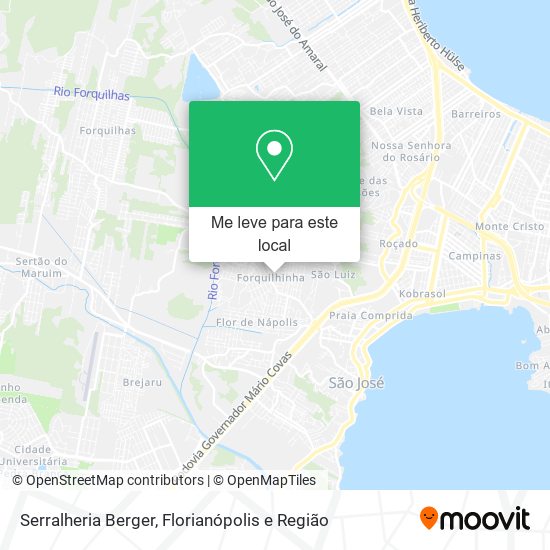 Serralheria Berger mapa