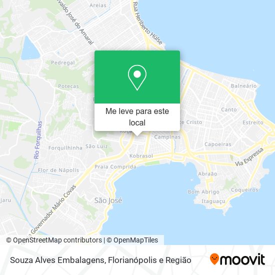 Souza Alves Embalagens mapa