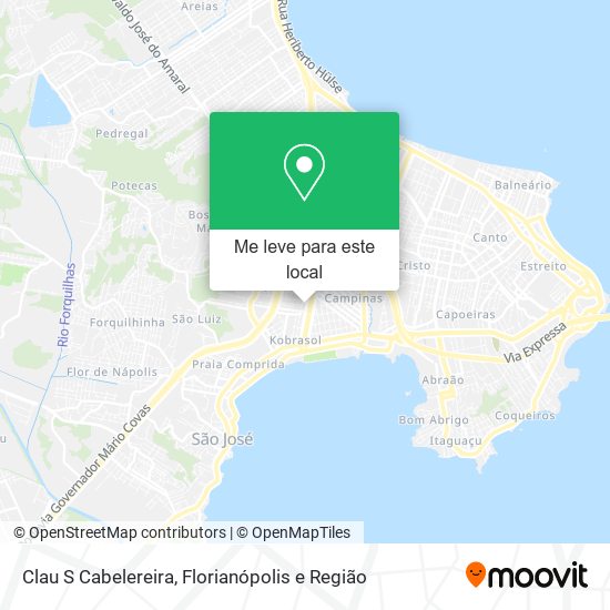 Clau S Cabelereira mapa
