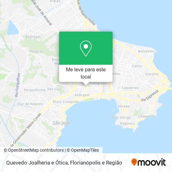 Quevedo Joalheria e Ótica mapa