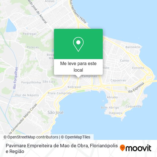 Pavimare Empreiteira de Mao de Obra mapa