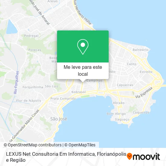 LEXUS Net Consultoria Em Informatica mapa