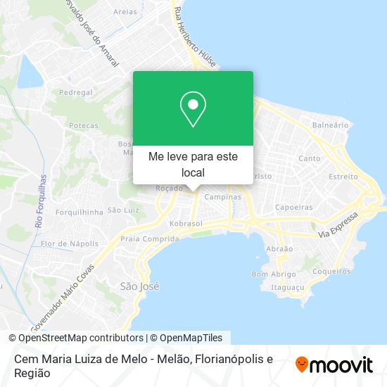 Cem Maria Luiza de Melo - Melão mapa