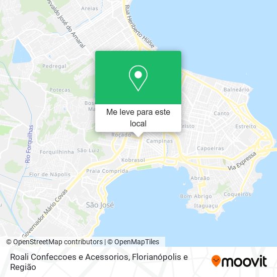 Roali Confeccoes e Acessorios mapa