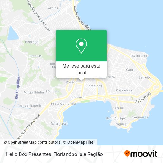 Hello Box Presentes mapa