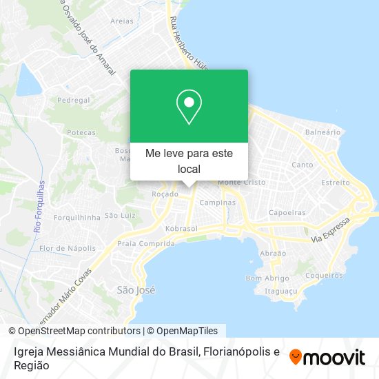 Igreja Messiânica Mundial do Brasil mapa