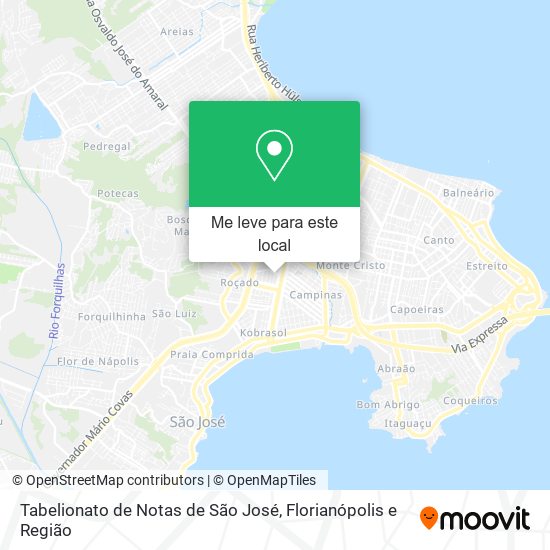 Tabelionato de Notas de São José mapa