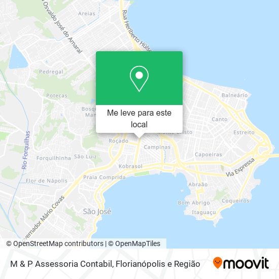 M & P Assessoria Contabil mapa