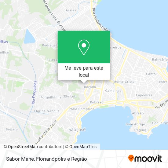 Sabor Mane mapa
