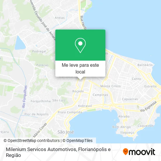 Milenium Servicos Automotivos mapa