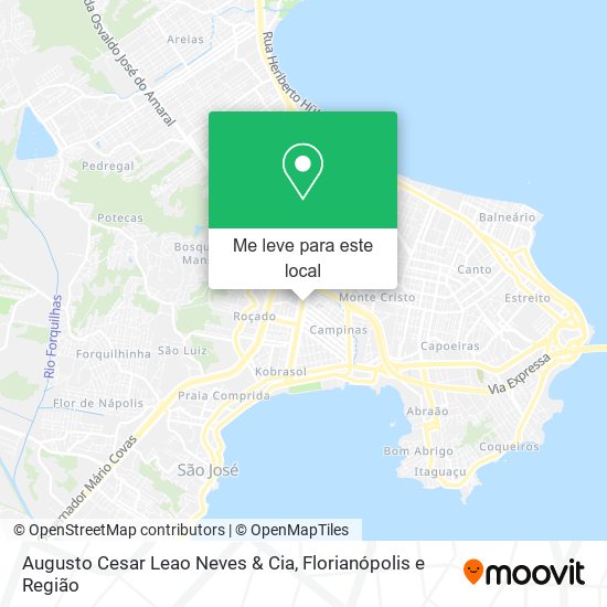 Augusto Cesar Leao Neves & Cia mapa