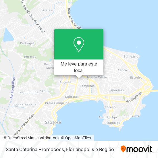 Santa Catarina Promocoes mapa