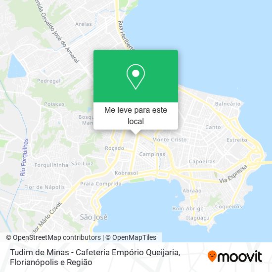 Tudim de Minas - Cafeteria Empório Queijaria mapa