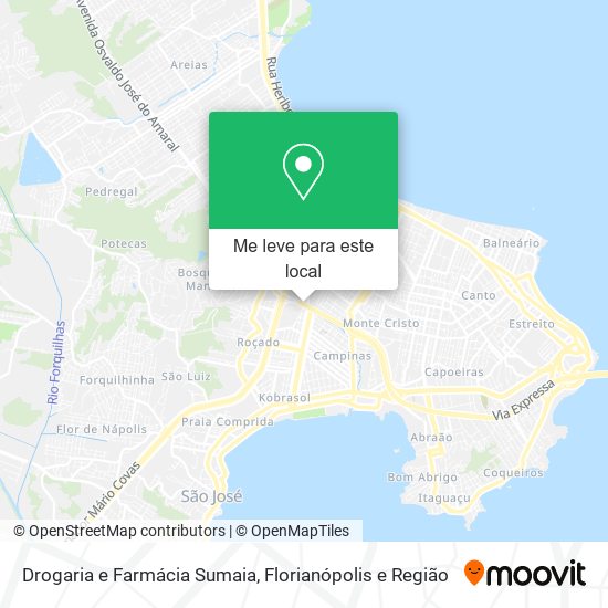 Drogaria e Farmácia Sumaia mapa