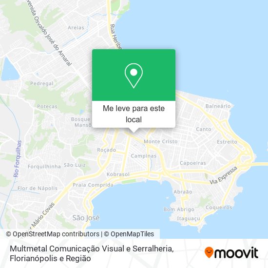 Multmetal Comunicação Visual e Serralheria mapa