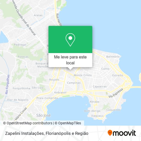 Zapelini Instalações mapa