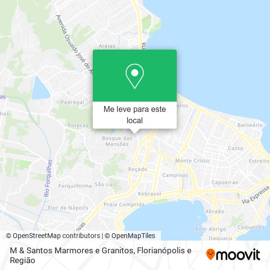 M & Santos Marmores e Granitos mapa