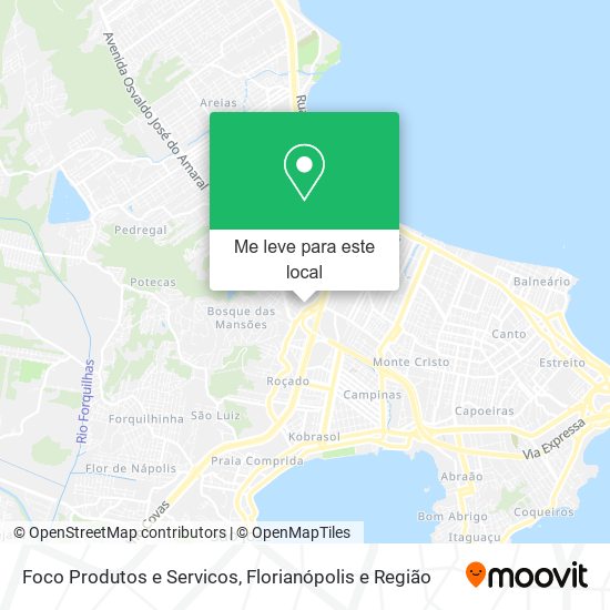 Foco Produtos e Servicos mapa