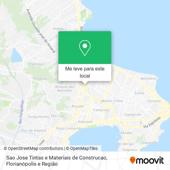Sao Jose Tintas e Materiais de Construcao mapa