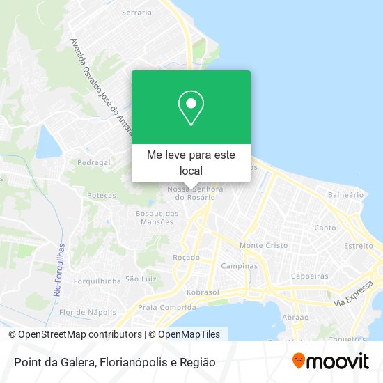 Point da Galera mapa