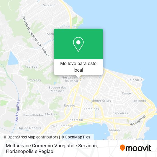 Multservice Comercio Varejista e Servicos mapa