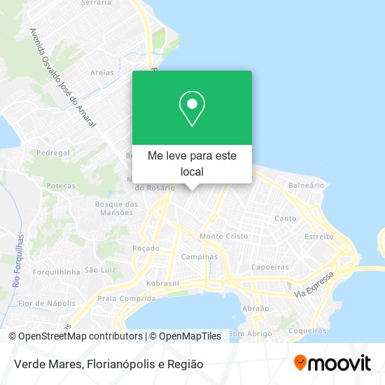 Verde Mares mapa