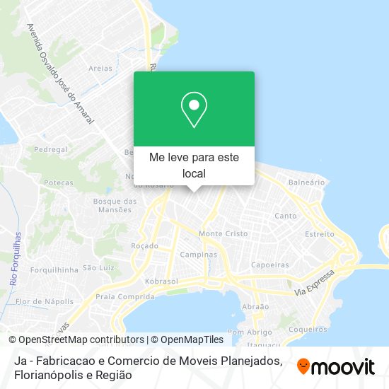 Ja - Fabricacao e Comercio de Moveis Planejados mapa