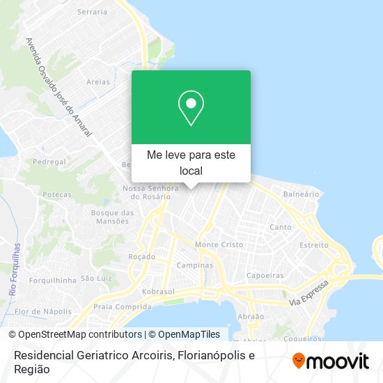 Residencial Geriatrico Arcoiris mapa