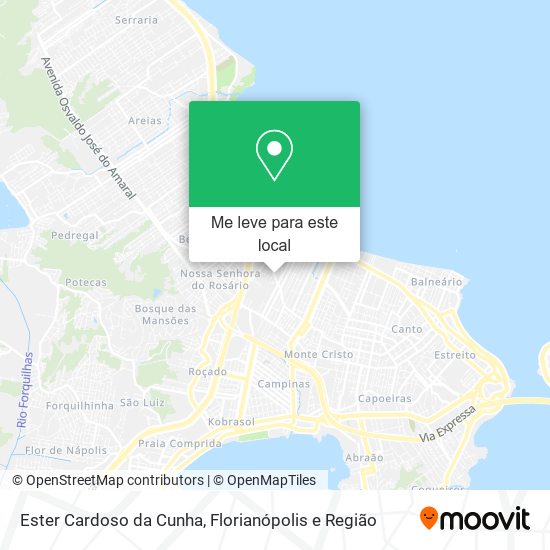 Ester Cardoso da Cunha mapa
