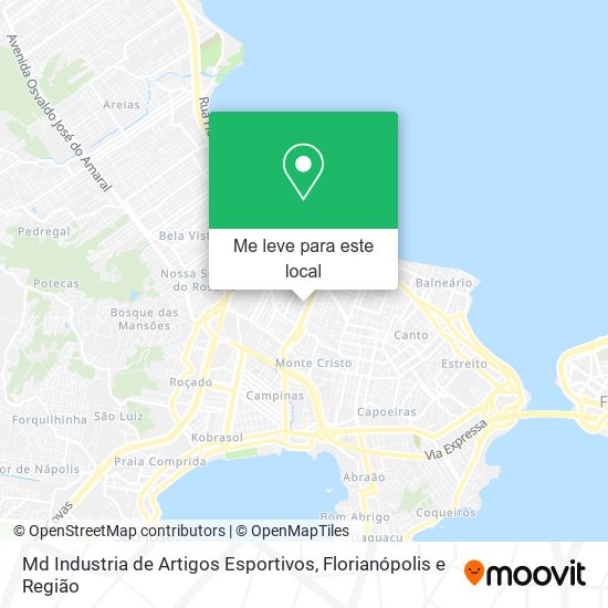 Md Industria de Artigos Esportivos mapa