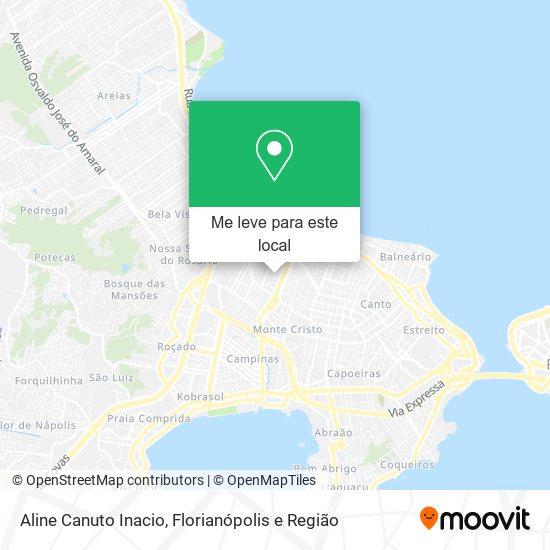 Aline Canuto Inacio mapa