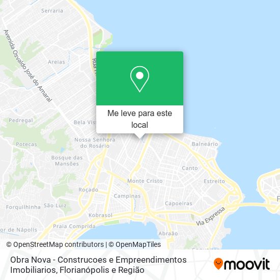 Obra Nova - Construcoes e Empreendimentos Imobiliarios mapa